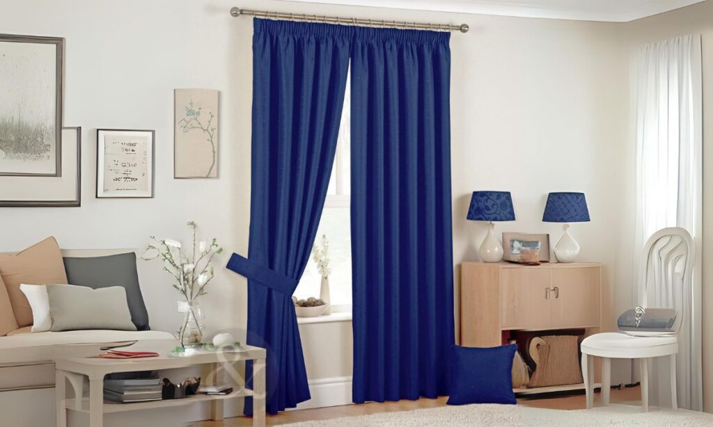 Royal Blue Curtain