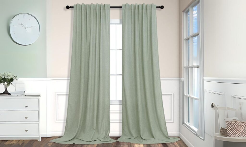 Sage Green Curtain