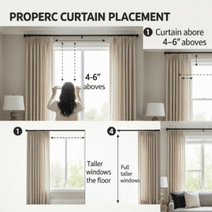 Proper Curtain Placement